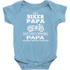 i'm a biker papa just like a normal papa except much cooler Baby Bodysuit
