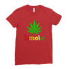 is smoke Ladies Fitted T-Shirt