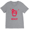instinct attention gorilla beast V-Neck Tee