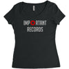 important records Women's Triblend Scoop T-shirt