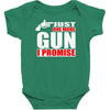 just one more gun i promise Baby Bodysuit