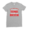 it's the most wonderful time for a beer Ladies Fitted T-Shirt