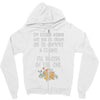 ice cream or a felony Zipper Hoodie