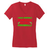 imake horrible since puns but only periodicaly Women's V-Neck T-Shirt