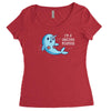 i'm a unicorn mermaid! Women's Triblend Scoop T-shirt