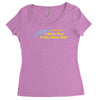 if guns kill people, i guess pencils miss spell words Women's Triblend Scoop T-shirt