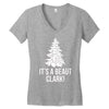it's a beaut clark! Women's V-Neck T-Shirt