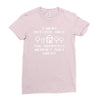 i went outside once Ladies Fitted T-Shirt