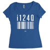 i124q Women's Triblend Scoop T-shirt