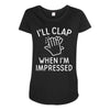 impressed Maternity Scoop Neck T-shirt