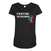 if you met my family you would understand Maternity Scoop Neck T-shirt