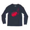 joint smoking brain Long Sleeve Shirts