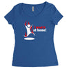 i tried it at home Women's Triblend Scoop T-shirt