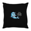 i'm a unicorn mermaid! Throw Pillow