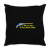 if guns kill people, i guess pencils miss spell words Throw Pillow