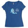 i'm a unicorn mermaid! Women's Triblend Scoop T-shirt