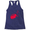 joint smoking brain Racerback Tank