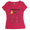 ikea hero type s Women's Triblend Scoop T-shirt