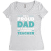 i'm a proud dad of a freaking awesome teacher. (yes she bought me this Women's Triblend Scoop T-shirt
