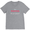 i'm a writer what's your superpower V-Neck Tee
