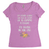 ice cream or a felony Women's Triblend Scoop T-shirt