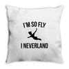 i'm so fly Throw Pillow