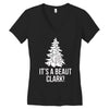 it's a beaut clark! Women's V-Neck T-Shirt