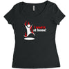 i tried it at home Women's Triblend Scoop T-shirt