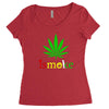 is smoke Women's Triblend Scoop T-shirt