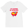 id rather be bowling V-Neck Tee