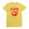 id rather be bowling Ladies Fitted T-Shirt