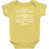 i went outside once Baby Bodysuit