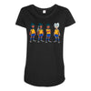 ichikawa zanakurou Maternity Scoop Neck T-shirt