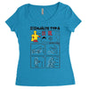 ikea hero type s Women's Triblend Scoop T-shirt