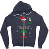 i'm not short i'm just a tall elf Zipper Hoodie
