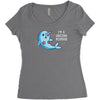 i'm a unicorn mermaid! Women's Triblend Scoop T-shirt