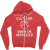 impressed Zipper Hoodie