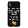 ice cream or a felony iPhoneX Case