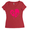 kawaii suki cute heart tee japanese kanji Women's Triblend Scoop T-shirt