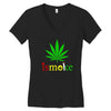 is smoke Women's V-Neck T-Shirt