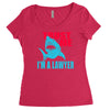 im a lawyer Women's Triblend Scoop T-shirt