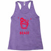 instinct attention gorilla beast Racerback Tank