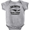 jaws cool shark Baby Bodysuit