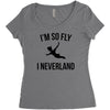 i'm so fly Women's Triblend Scoop T-shirt