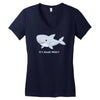 it's shark week y'all Women's V-Neck T-Shirt