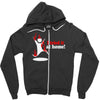 i tried it at home Zipper Hoodie