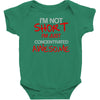 i'm not short awesome Baby Bodysuit