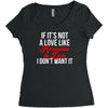 if it's not a love like roseanne &amp; dan i don't want it Women's Triblend Scoop T-shirt