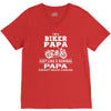 i'm a biker papa just like a normal papa except much cooler V-Neck Tee