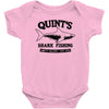jaws cool shark Baby Bodysuit